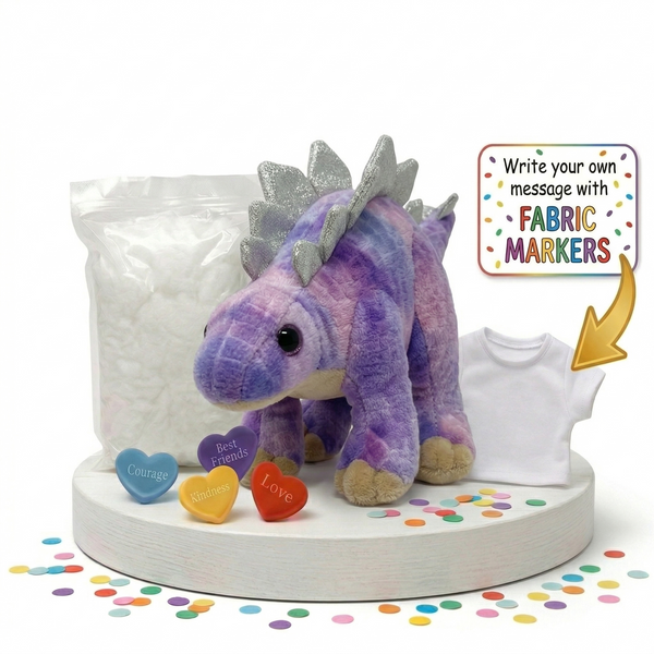 8" Stegosaurus w/ White Jersey