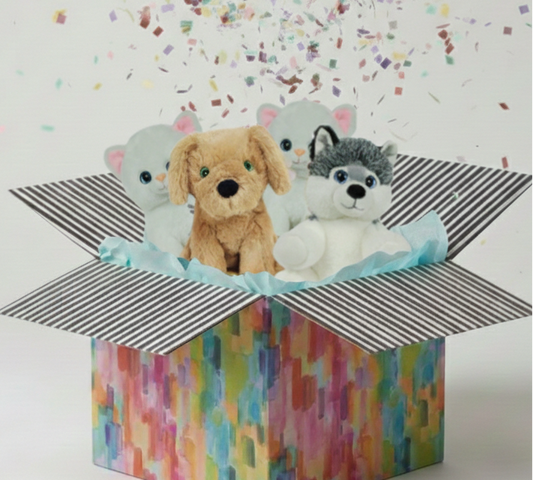 Dogs & Cats Plush Party Pack (4)