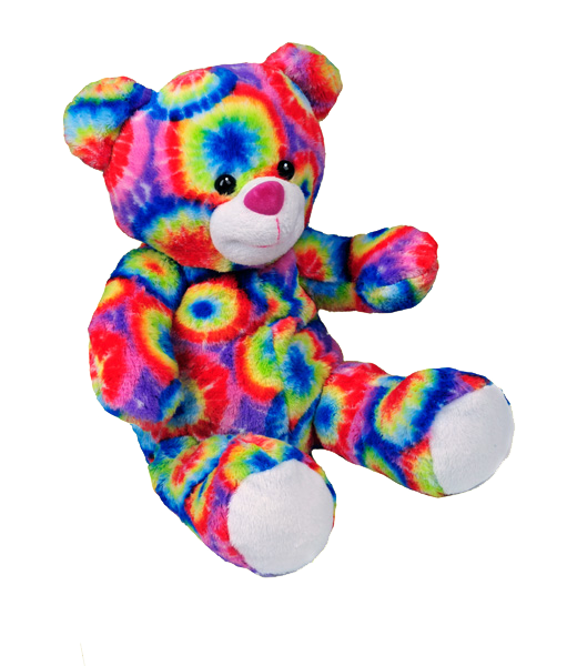 8" Tie-Dye Teddy
